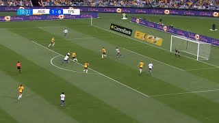 TAMEKA YALLOP ROARS ONE INTO THE NET FOR THE MATILDAS [upl. by Lleuqar]