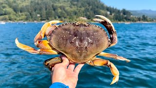 Early October Dungeness Crabbing and Fishing In Tillamook Bay [upl. by Theo200]