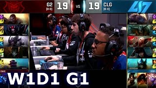 G2 eSports vs CLG  Week 1 Day 1  Group A LoL S6 World Championship 2016  G2 vs CLG W1D1 G1 Worlds [upl. by Ahsieka842]