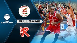 Hapoel Gilboa Galil v Unahotels Reggio Emilia  Full Game  FIBA Europe Cup 202122 [upl. by Dawn576]