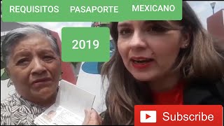 Pasaporte mexicano 2019 [upl. by Notsahc337]