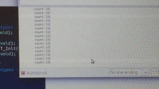 Stm32cubemx rotary Encoder Test with Nucleo 144 Board [upl. by Nonregla]