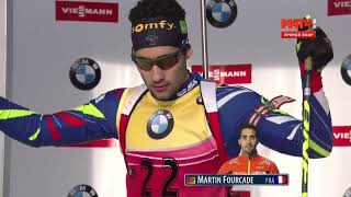 201516 biathlon 10 km uomini Hochfilzen  Schempp Martin Fourcade Tarjei Boe [upl. by Nuahs]