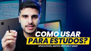 Como estudar com o Tablet TAB S6 LITE  APLICATIVOS E MAPAS MENTAIS  Renan Carini [upl. by Faust]