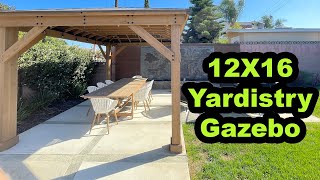 Yardistry Gazebo Helpful Installation Tips 12x16 [upl. by Liuka]