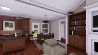 1604 Square Foot House Plan [upl. by Enimzaj463]