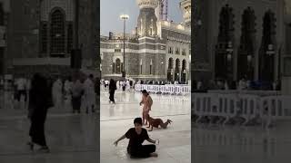 Makka Sharif Mein Barsat ka mausam madinesebulawa islamicholysite travel madinaman short video 🕋 [upl. by Stefano]