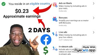 How to monetize Facebook profile Professional mode  Best Way [upl. by Naened]