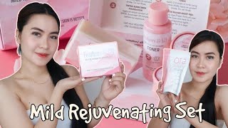 Rejuvenating Set For sensitive Skin Mild Rejuv Honest Review  For First timerPhilippines [upl. by Oinotnas]