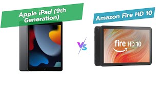 Apple iPad vs Amazon Fire HD 10 📱✨ [upl. by Hsakaa]