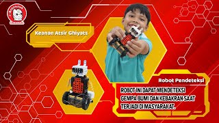 Keanan Atsir Ghiyats  Robot Pendeteksi [upl. by Cirdes]