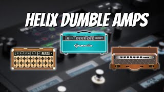 The Line 6 Helix Dumble Amps  New Aristocrat Firmware 37 Amp [upl. by Petrina]