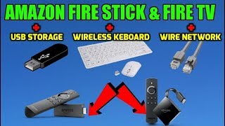 SUPERCHARGE YOUR AMAZON FIRESTICK amp FIRE TV Add Storage BT Keyboard amp Wired Network Connection [upl. by Val370]