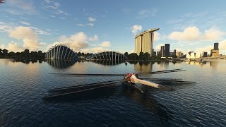 MSFS Fly Ornithopter around Singapore [upl. by Matt]