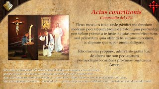 ➕🙏ORACIÓN  quotActo de contriciónquot latín  ACTUS CONTRITIONIS  Compendio del Catecismo de la Iglesia [upl. by Fisa714]