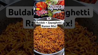 Korean Convenience Store 🇰🇷 pt06  Buldak and Jjapaghetti Ramen Mix buldak jjapaghetti ramen [upl. by Cecilia]