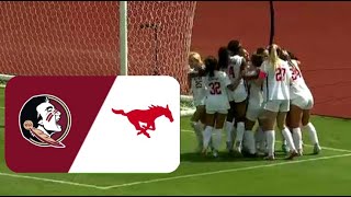 Florida State vs SMU College Soccer Highlights [upl. by Adine382]