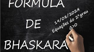 Você sabe usar a Fórmula Resolutiva de Bháskara para resolver uma equação do 2º grau [upl. by Vachil13]