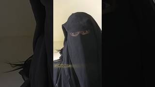 Inta 2 layer black niqab tutorial with dupatta [upl. by Horwath]