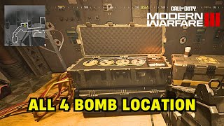 All 4 Bombs Location in GORA DAM  Call of Duty Modern Warfare 3 2023 [upl. by Nek503]