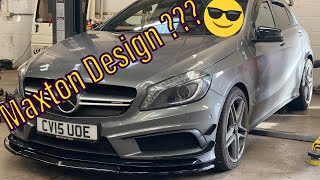 A45 AMG Amateur mechanic DIY front splitter install 2020 Episode 7 [upl. by Sheffield]