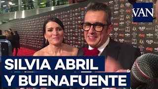 GOYA 2019 Silvia Abril y Andreu Buenafuente en la ALFOMBRA ROJA [upl. by Wilterdink176]