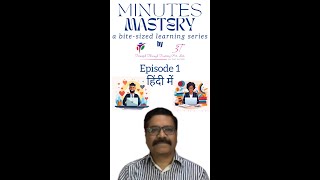 Minutes Mastery in Hindi a bitesized learning series  Vol 1 Ep 1 Team Roles  Rajan Arora 3T [upl. by Aleibarg]