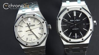 Audemars Piguet ROYAL OAK 37mm vs 41mm  Chrono24 [upl. by Enilasor]