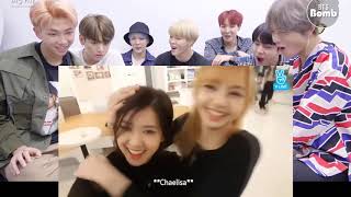 BTS Reaction To BlackPink JENLISA feat Rosé Lisa choose 💔 [upl. by Burrow]