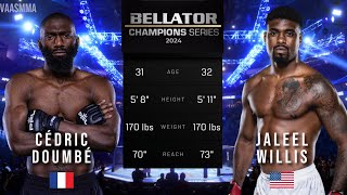 CEDRIC DOUMBE VS JALEEL WILLIS FULL FIGHT BELLATOR CHAMPIONS SERIES PARIS [upl. by Divadnhoj]