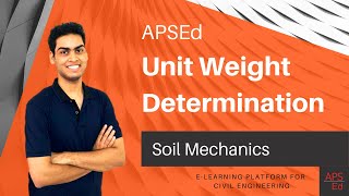 Unit Weight and Specific Gravity  Soil Mechanics [upl. by Narrad]