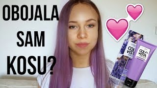 Ljubičasta kosa  boja LOréal Colorista  Ema Helena [upl. by Woodward]