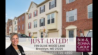 Just Listed 739 Olive Wood Lane Brooklyn MD 21225 [upl. by Mccarty953]