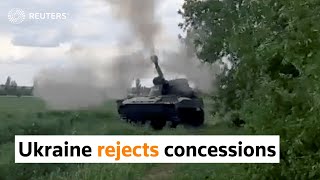 Ukraine rejects concessions as Russia attacks Donbas [upl. by Aitnwahs]