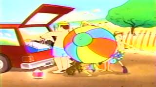 Coppertone Sunscreen Animated Family TV Commercial June 1990 [upl. by Meela]