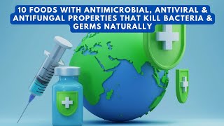 10 foods With Antimicrobial antiviral amp antifungal Properties That Kill Bacteria amp Germs Naturally [upl. by Yeldua]