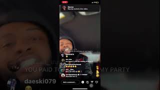 Shakeyfunnyazz an skinbone beefing Instagram live [upl. by Glendon135]