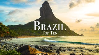 Top 10 Places To Visit in Brazil  Travel Guide [upl. by Nadruoj]