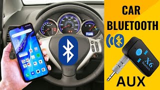 How to Install stereo Bluetooth to Non Bluetooth Cars Aux [upl. by Ylrebmek32]