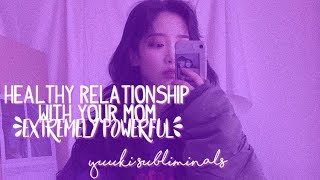 — eхтreмely powerғυl ❝ healthy relationship with your mom ❞ ✺ forced subliminal −−☆ [upl. by Garnes]