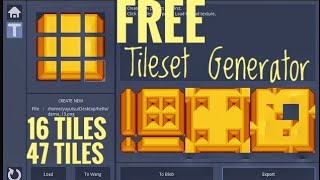 Simple tileset generator for 2d games [upl. by Nnayecats456]