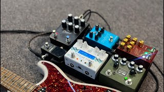 Mini Pedalboard Review  Dream 65 Cloudburst Specular Tempus Phanteon Overdrive Bloom Compresor [upl. by Eelyek]