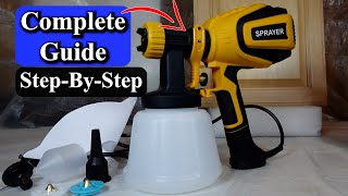 How to Use A HVLP Paint Sprayer [upl. by Darton]