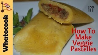 How To Make Trinidad ðŸ‡¹ðŸ‡¹Veggie PastellesðŸŽ„â˜ºðŸ–’ [upl. by Teyut573]