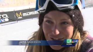 Slopestyle snowboarding Olympic qualifiers at Mammoth Mountain [upl. by Phyllida]