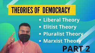 Theories of democracy  classical and contemporary theories political science  elitist  Part 2 [upl. by Enneles]