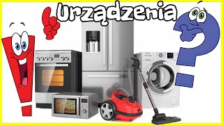 Urządzenia elektryczne  Dźwięki w domu  Dla dzieci [upl. by Lole623]