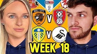 CHAMPIONSHIP PREDICTIONS WEEK 18 [upl. by Ecnerewal757]