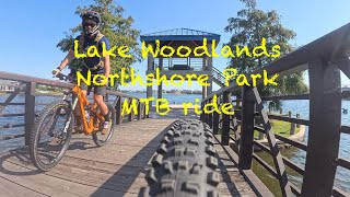 Lake Woodlands MTB ride mtb woodlandstx view bikelife explore discover insta360 [upl. by Georgetta]