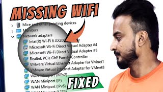 2023 FIX  WiFi Adapter Not Showing in Device Manager Windows 10 11  Fix Missing WiFi [upl. by Shandie]